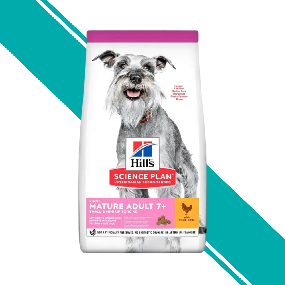 Hill's Science Plan Mature Adult 7+ Small/Mini Light Dry Dog Food Chicken 2.5kg